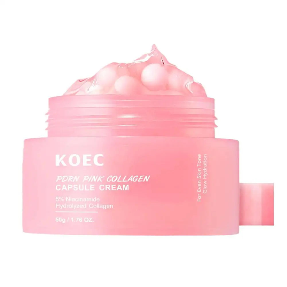 50G PDRN Face Moisturizer Niacinamide Vitamin C Golden Peptide Filling Cream Lightweight Glow Hydration Collagen Capsule Cream