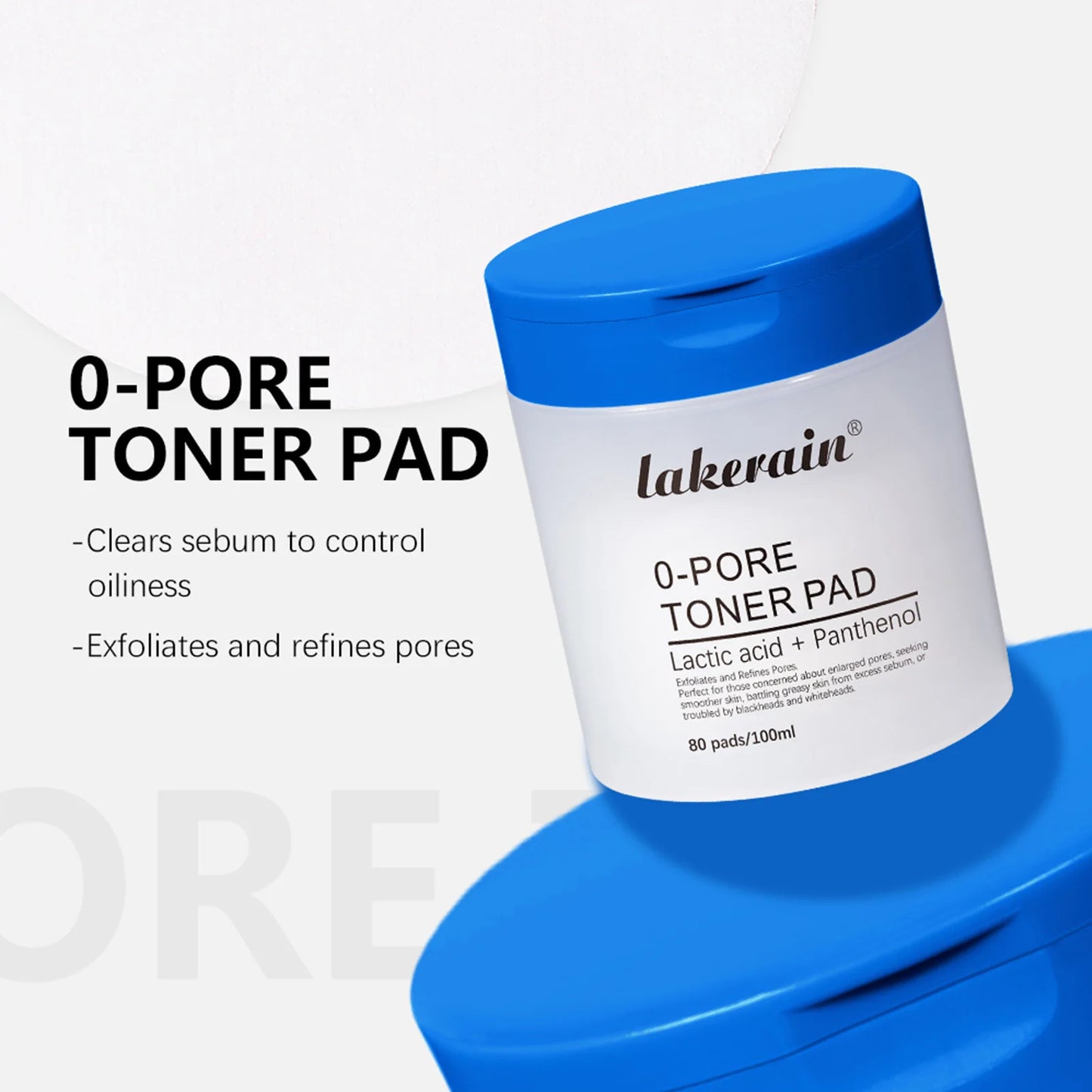 Zero Pore Pad Toner Pad Salicylic Acid Dual-Textured Facial Toner Pads for Exfoliation and Pore Korean Skin Care Products
