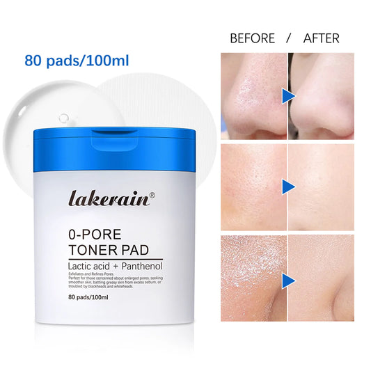 Zero Pore Pad Toner Pad Salicylic Acid Dual-Textured Facial Toner Pads for Exfoliation and Pore Korean Skin Care Products